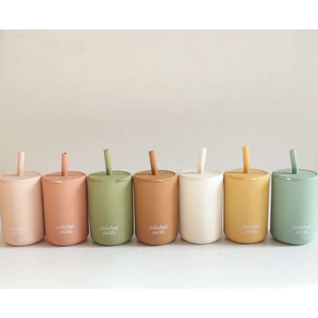 Mini Silicone Straw Cups for Kids