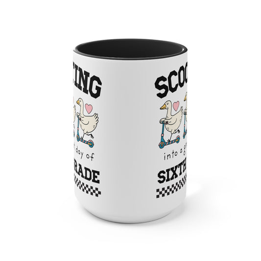 Scooting into Sixth Grade Mug