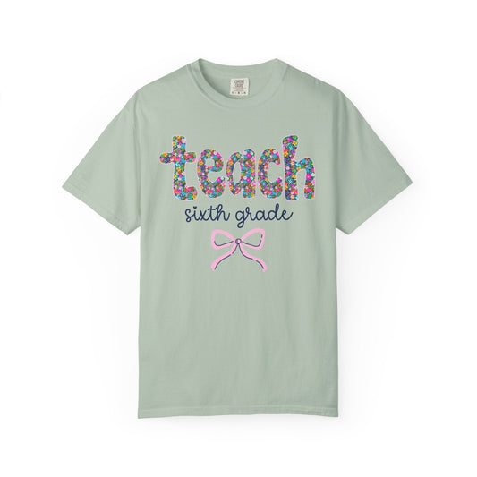 Sixth Grade Bow Tee