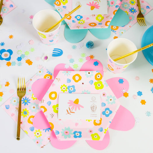 Floral Paper Napkins