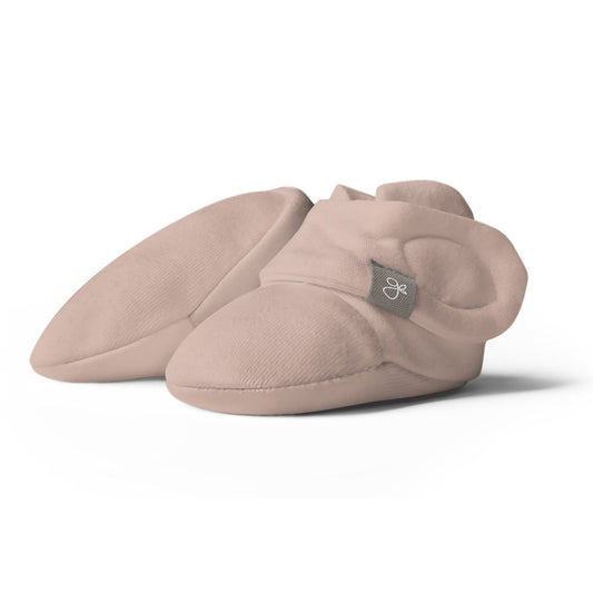 PREEMIE STAY ON BOOTS | ROSE — Bamboo Organic Cotton Blend, NICU Approved Preemie Size