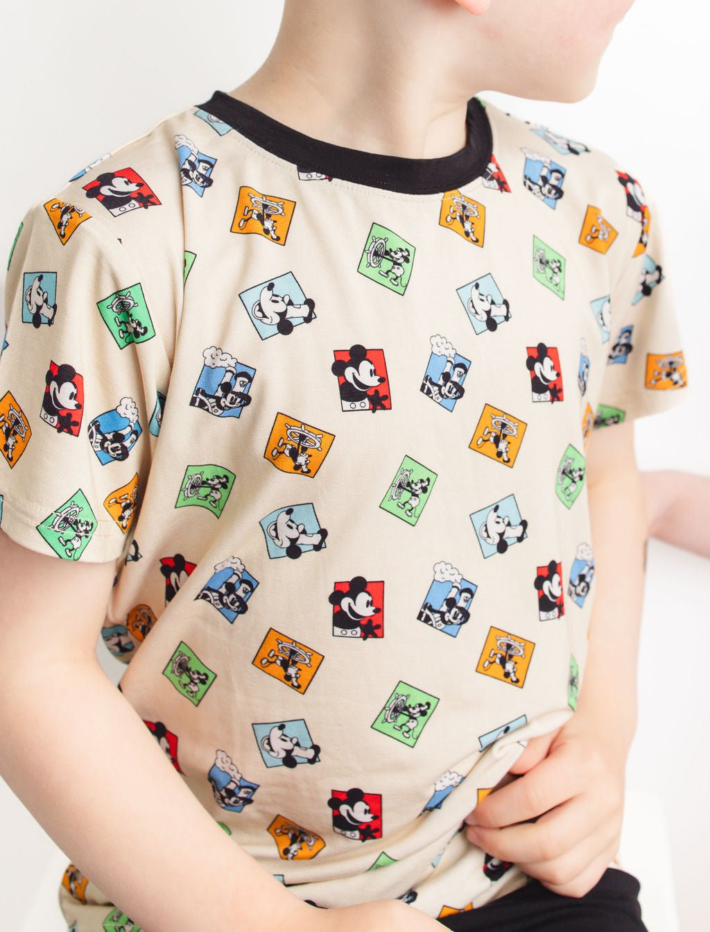 Steamboat Willie T-shirt Short Set