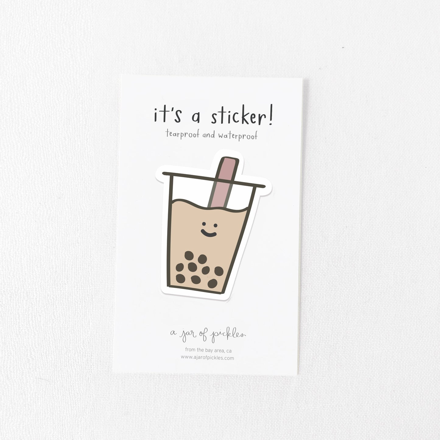 Boba Vinyl Sticker