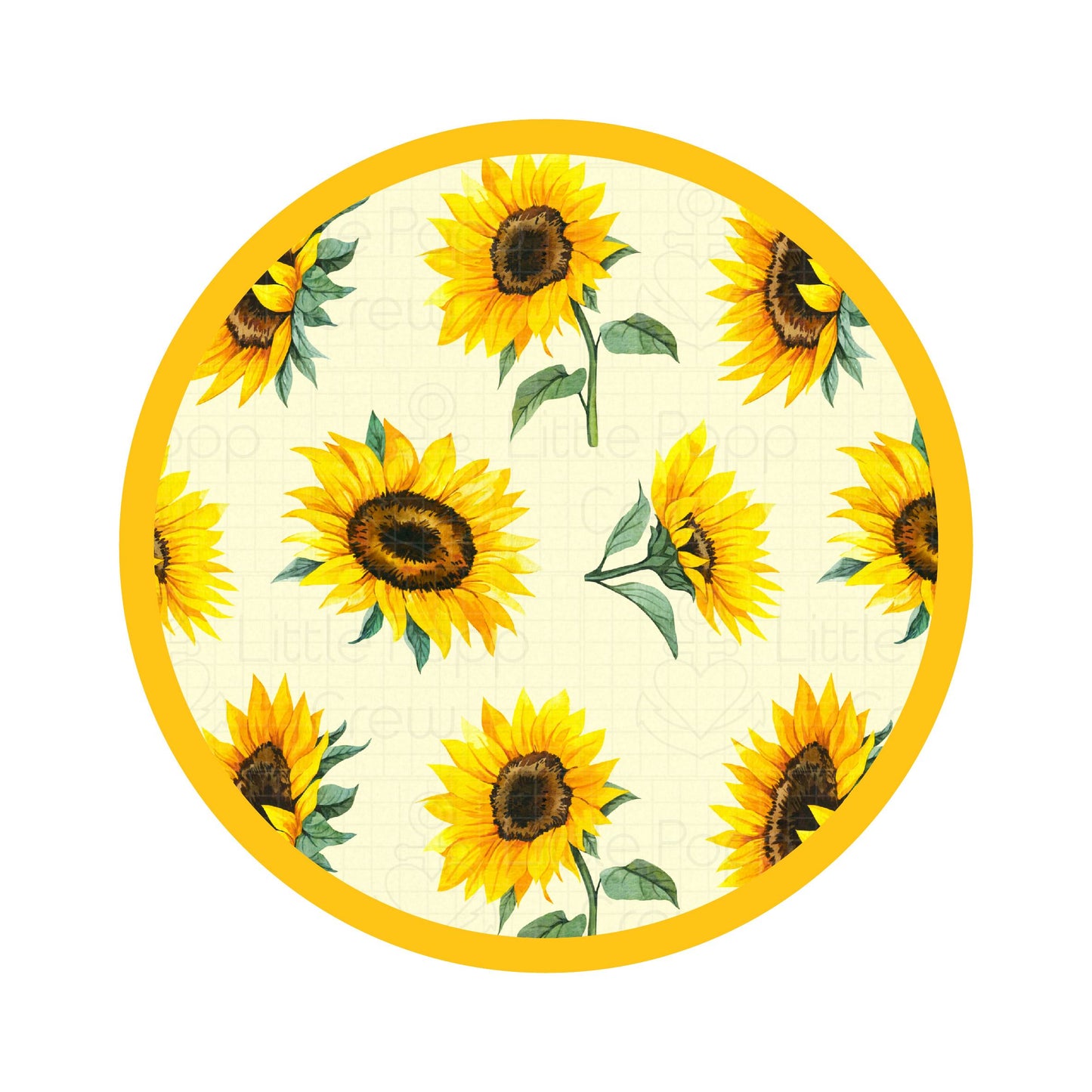 Sunflowers | Mini Quilted Bamboo Baby Blanket