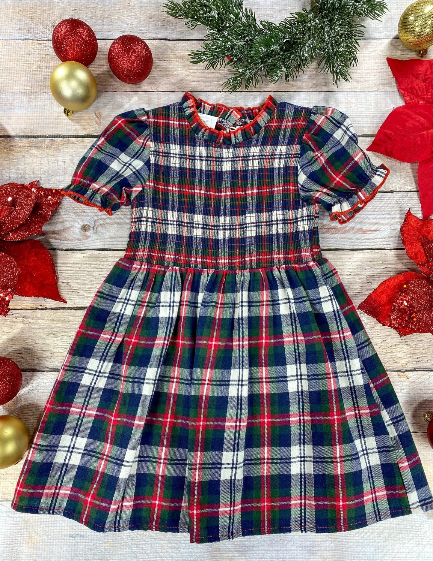 Sweet as Apple Pie Plaid Dress