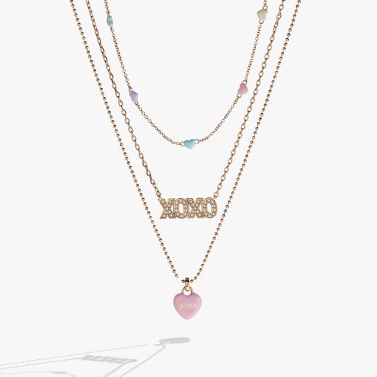 Sweetheartsยฎ Triple-Strand Charm Necklace