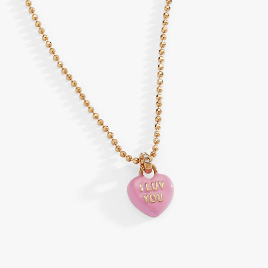 Sweetheartsยฎ 'I Luv You' Charm Necklace