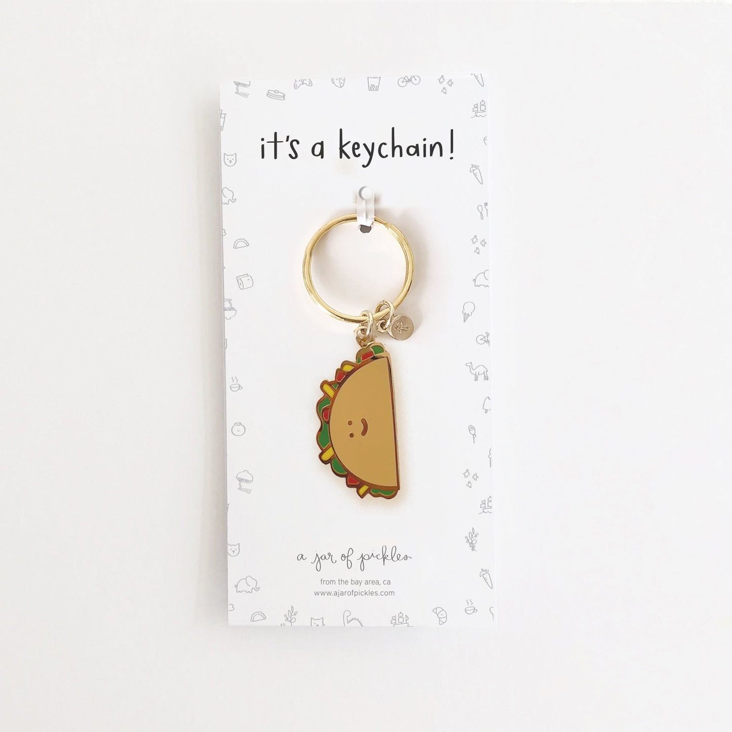 Taco Keychain