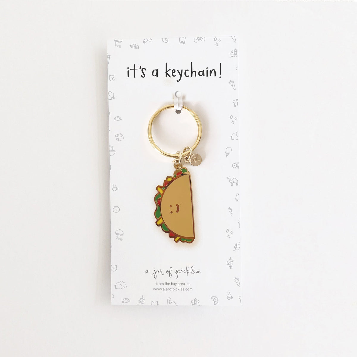 Taco Keychain