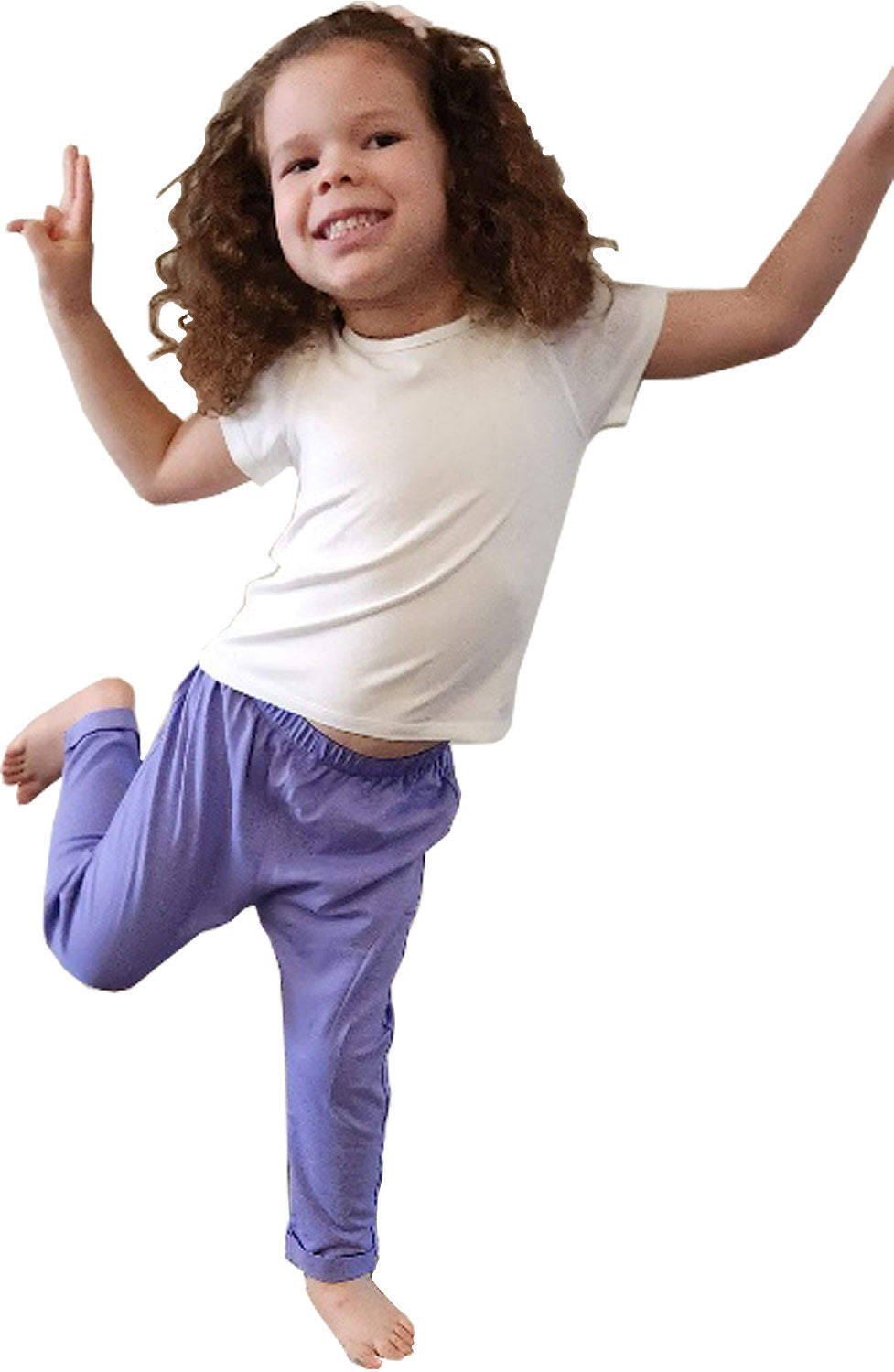 The Everday Sensory Friendly White Tee w Chewy necklace- *actual chewy necklace design may vary, but color will match tee*