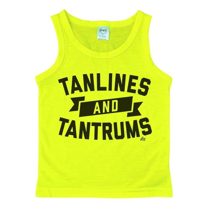 Tanlines & Tantrums Tank- preorder