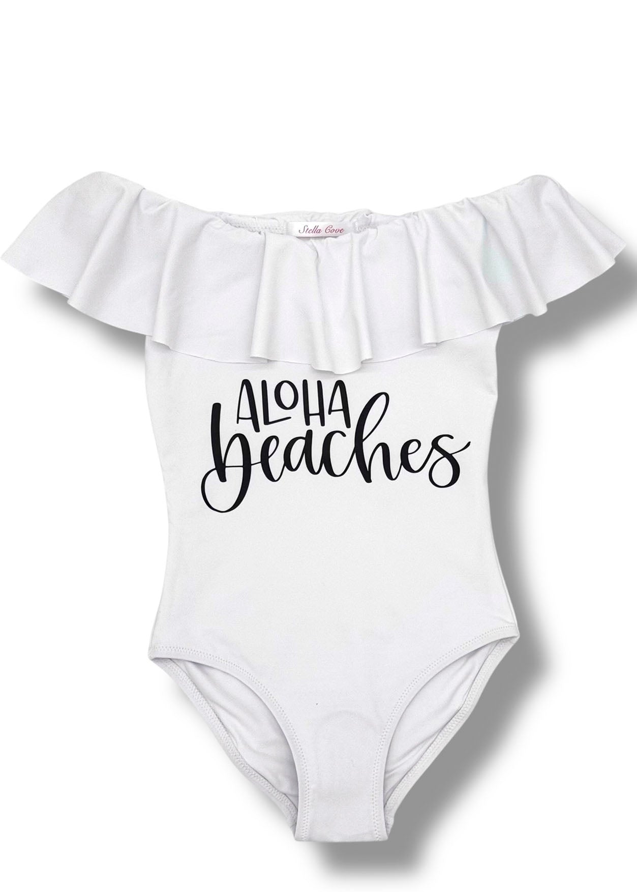 Aloha Beaches White Swimsuit