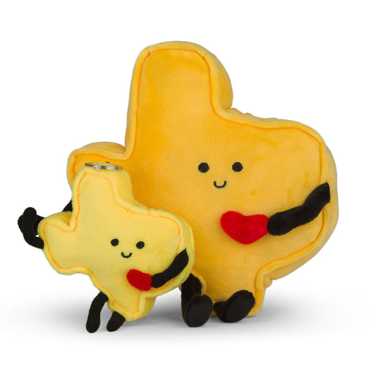 Texas Stuffed State Magnet – Yellow Rose of Texas Plush Magnet
