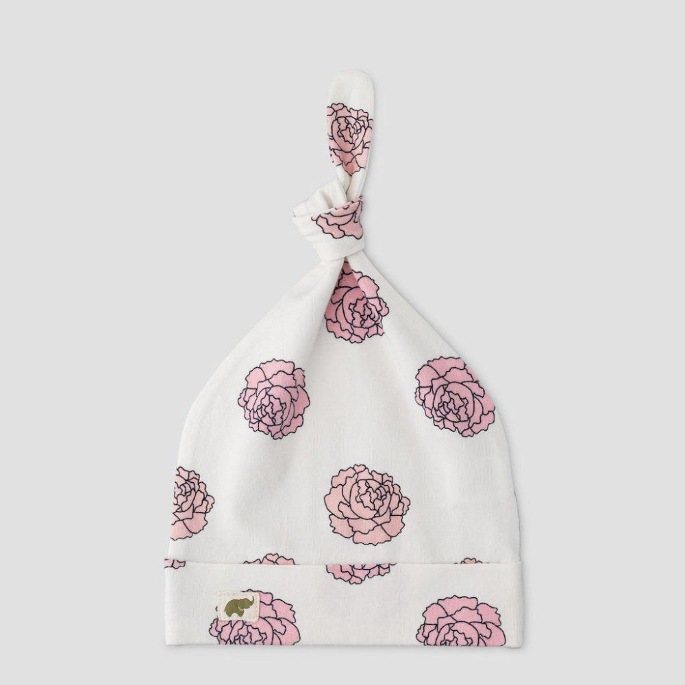 Top Knot Cap - Flower Power