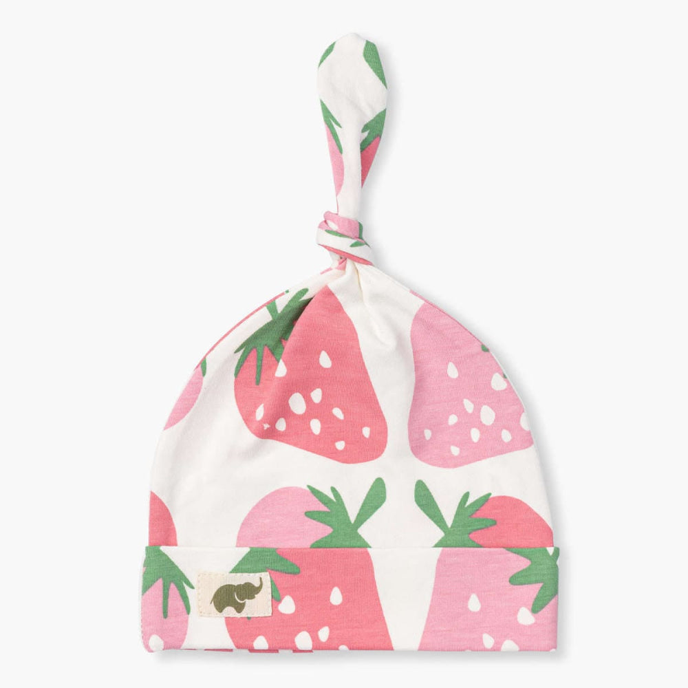Top Knot Cap - Strawberry Jam