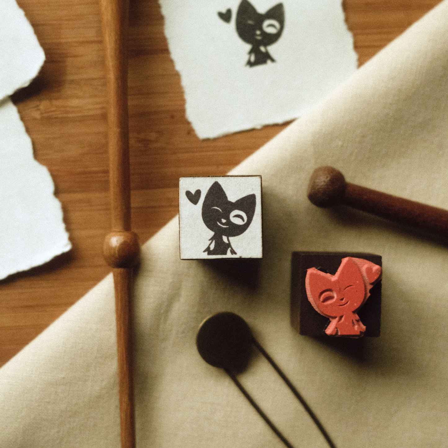 Mini Tortie Love Stamp