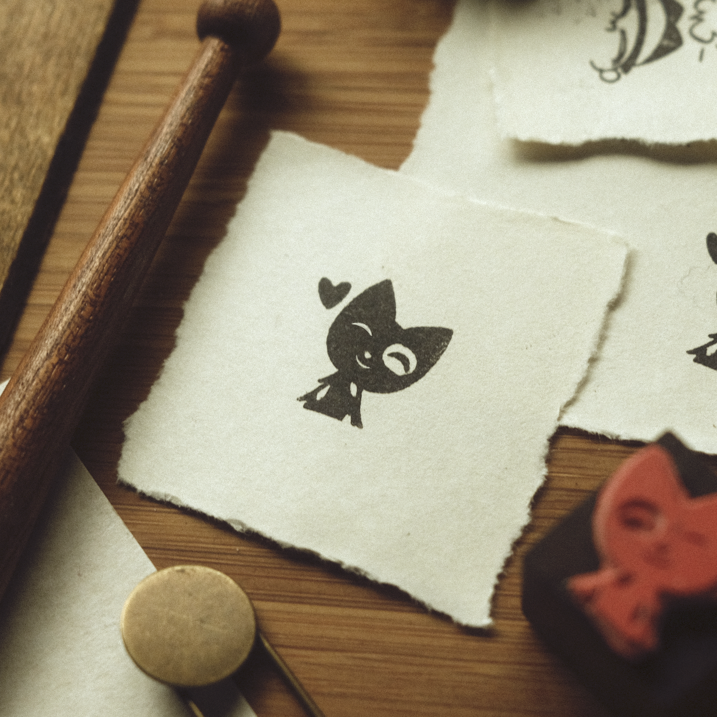Mini Tortie Love Stamp
