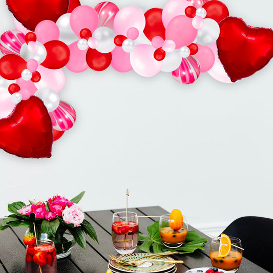 Pink & Red Valentine’s Day Balloon Garland Kit