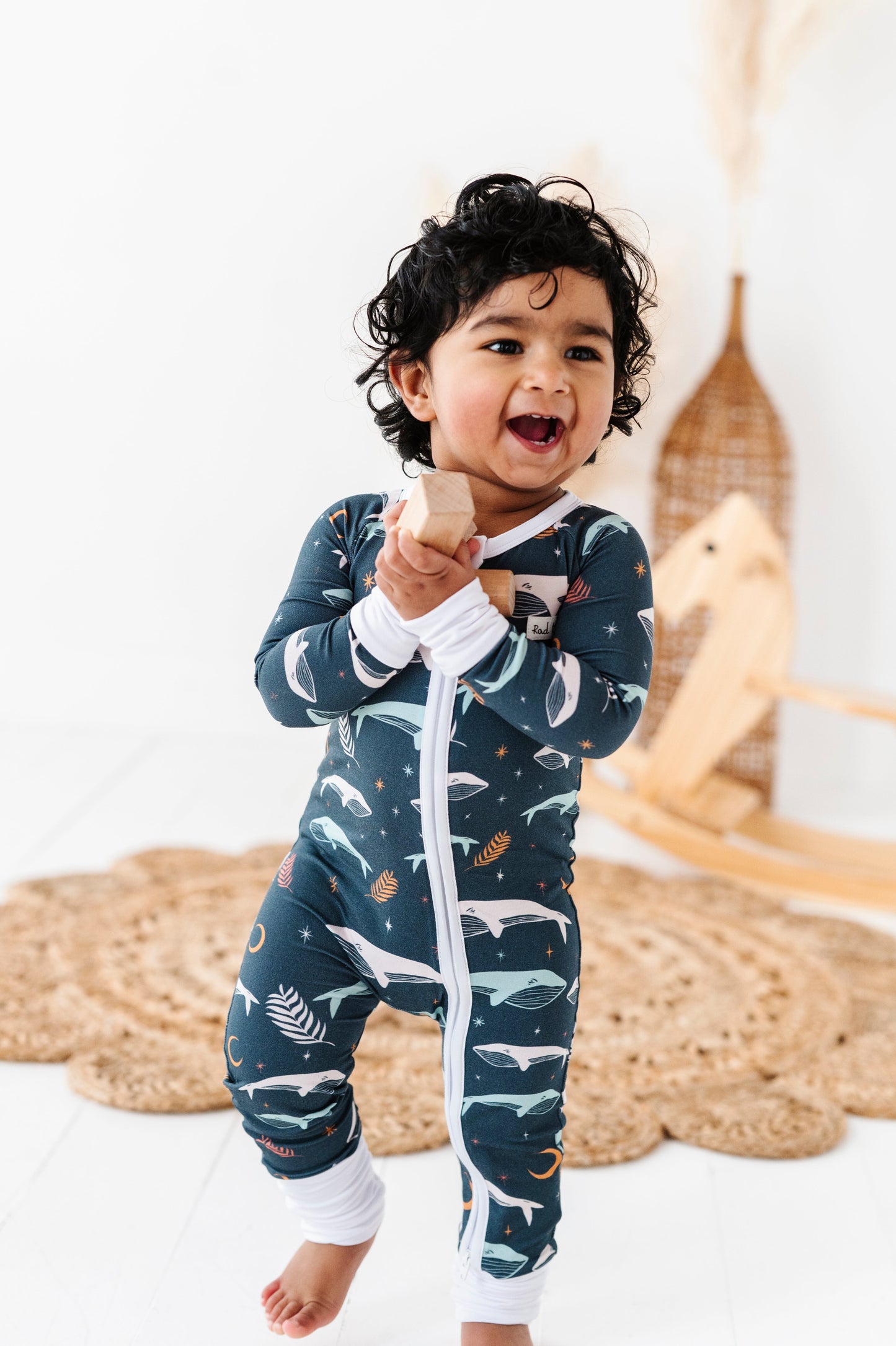 BAMBOO - LUNA WHALE ONESIE