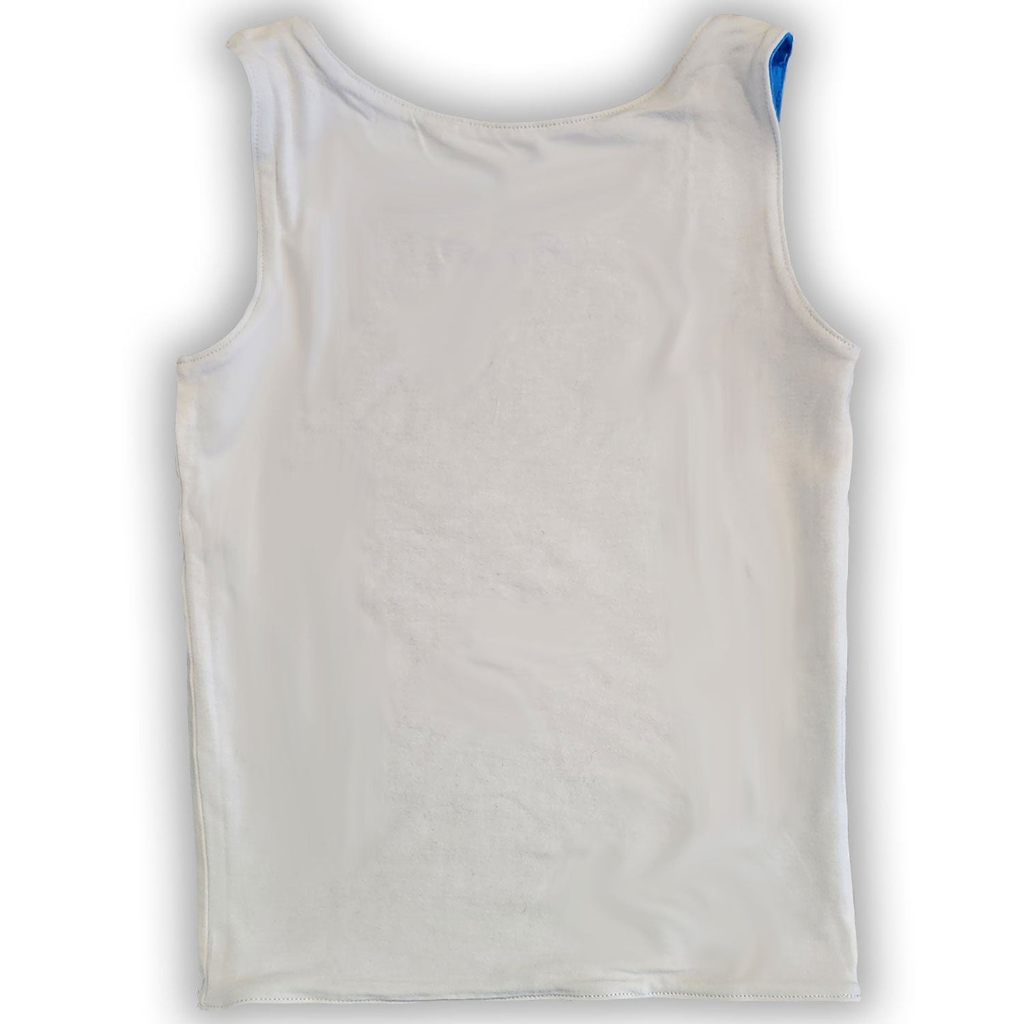 The Sensory Compression Comfort Reversible Tank - Blue/White