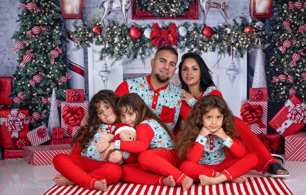 Women's Dark Santa Bamboo Holiday Pajamas