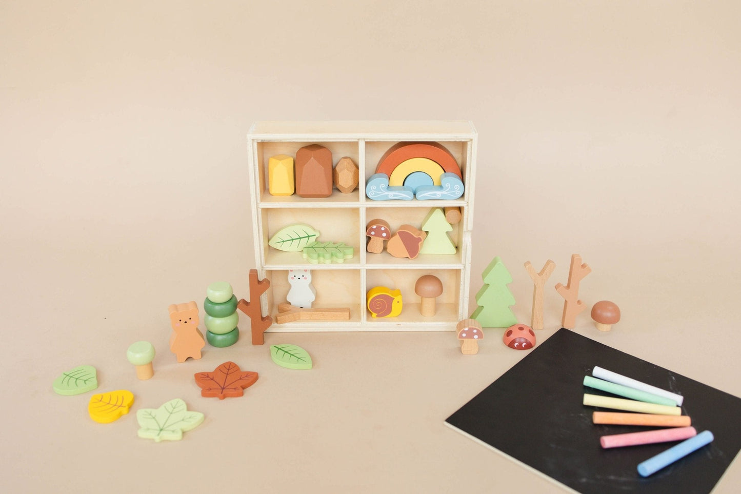 Wooden Forest Sensory Bin