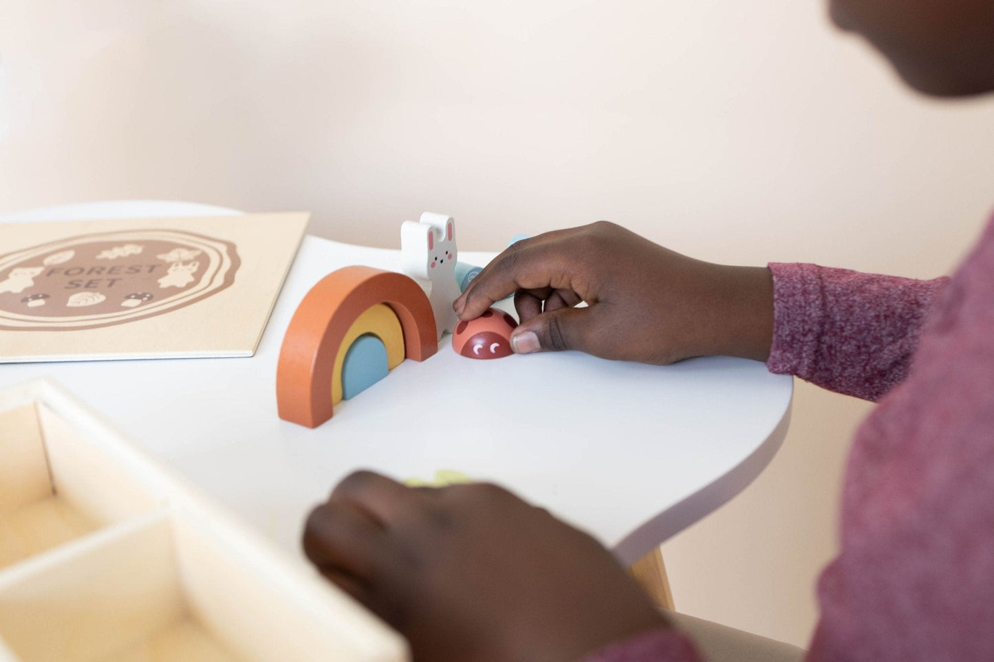 Wooden Forest Sensory Bin