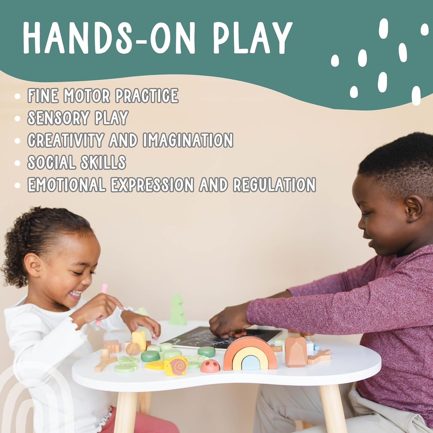 Wooden Forest Sensory Bin
