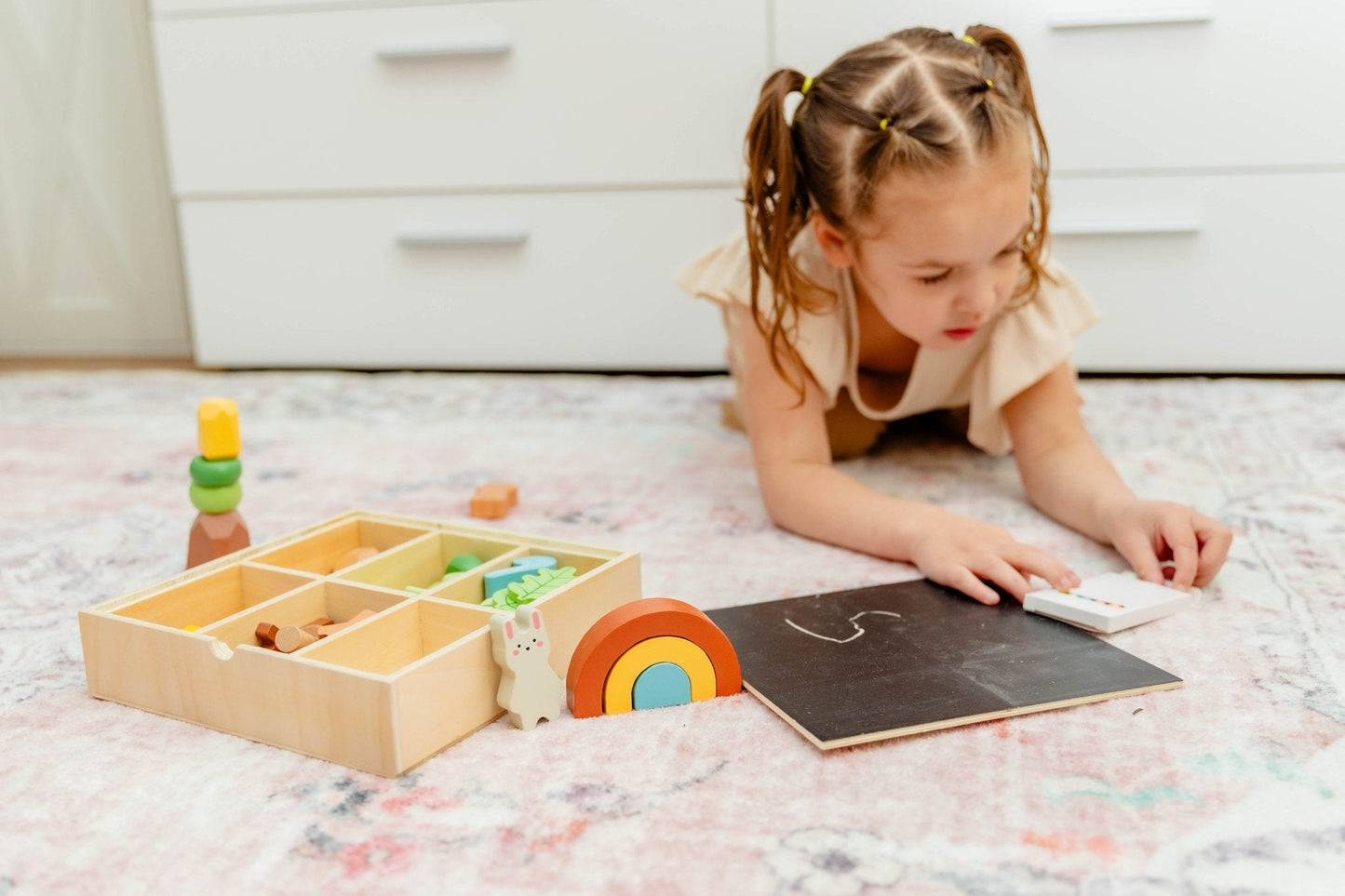 Wooden Forest Sensory Bin