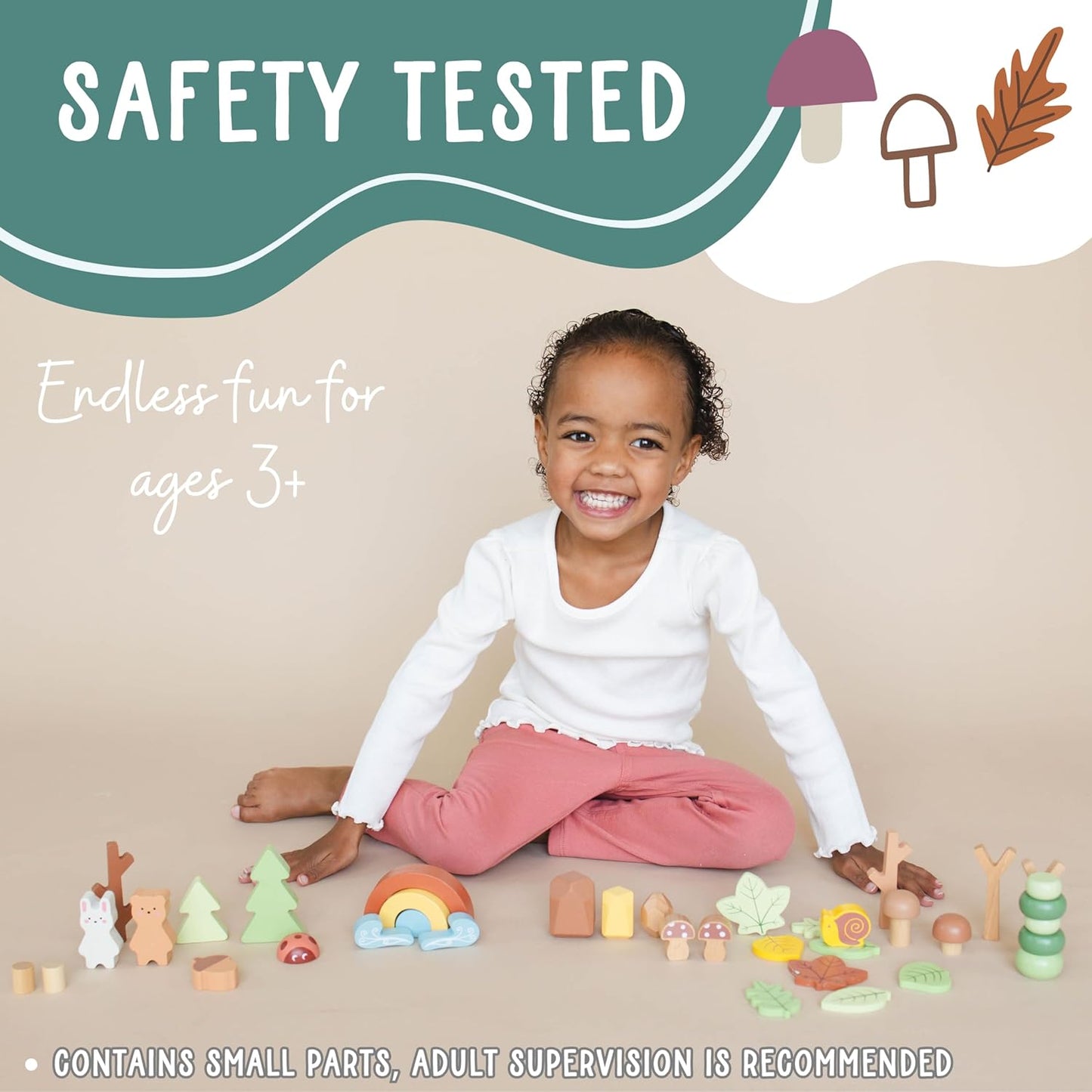 Wooden Forest Sensory Bin