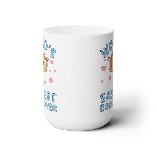World's Sassiest Book Lover Coffee Mug