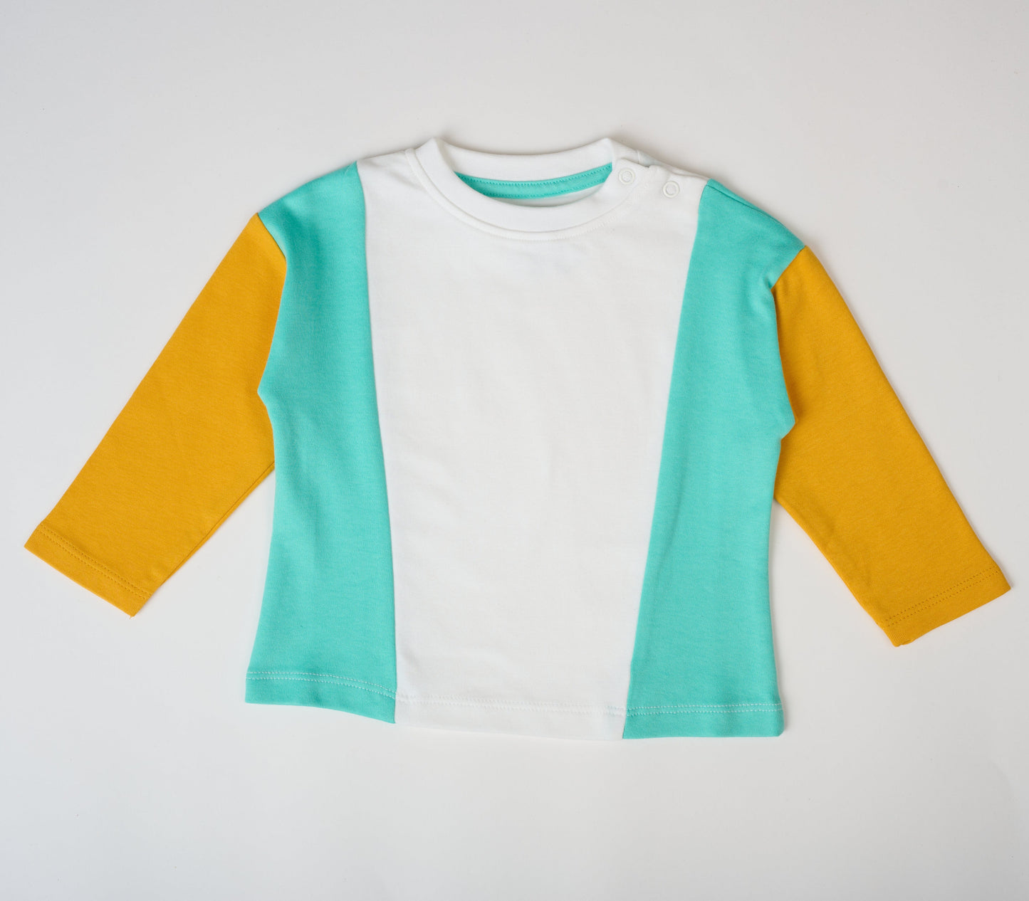 Long Sleeve Sunny Teal T-shirt