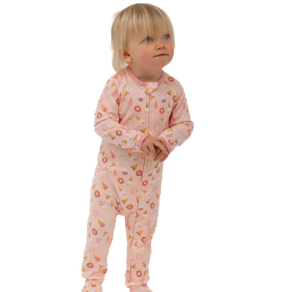 Zipper Footie - Sweetie