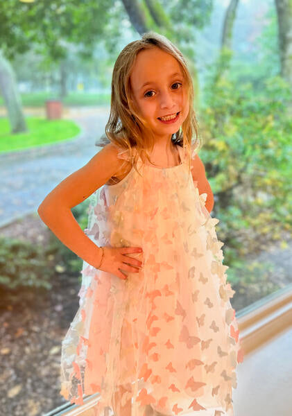 Tweenstyle by Stoopher - Pink Butterfly Dress