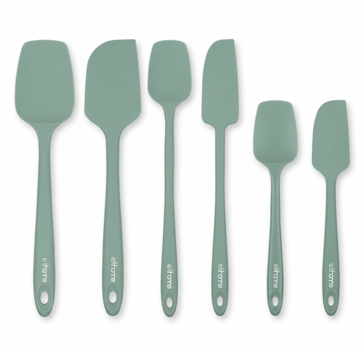 6 Piece Silicone Spatula Set