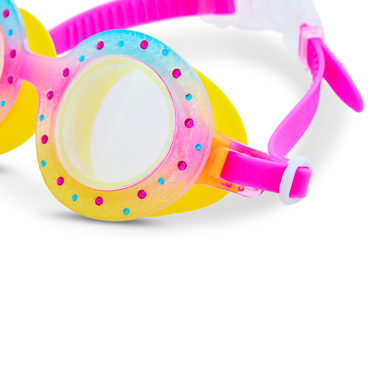 Summer Solstice Budding Flowers Girl Kids' Swim Goggles