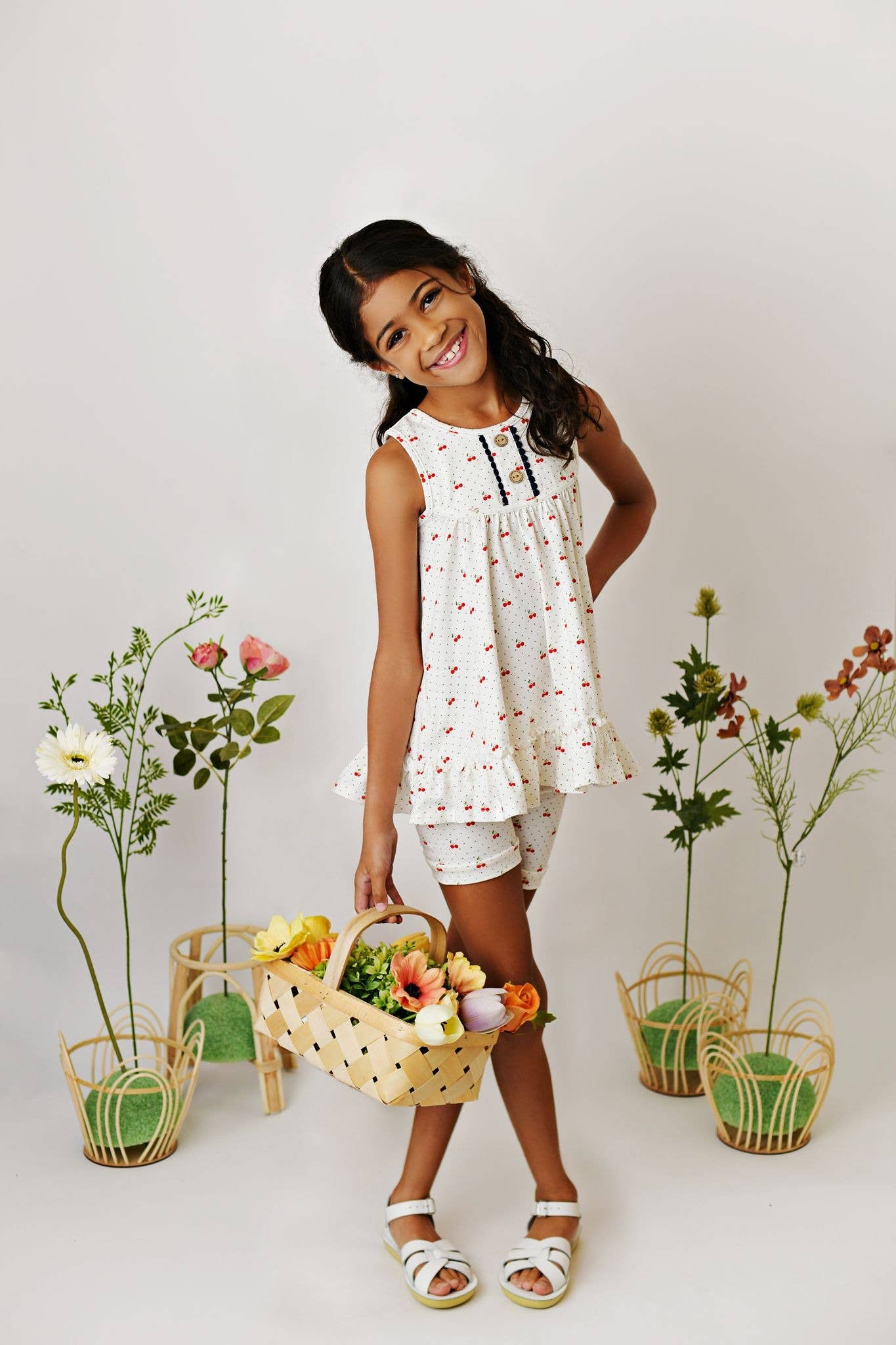 Cherries Tunic Set