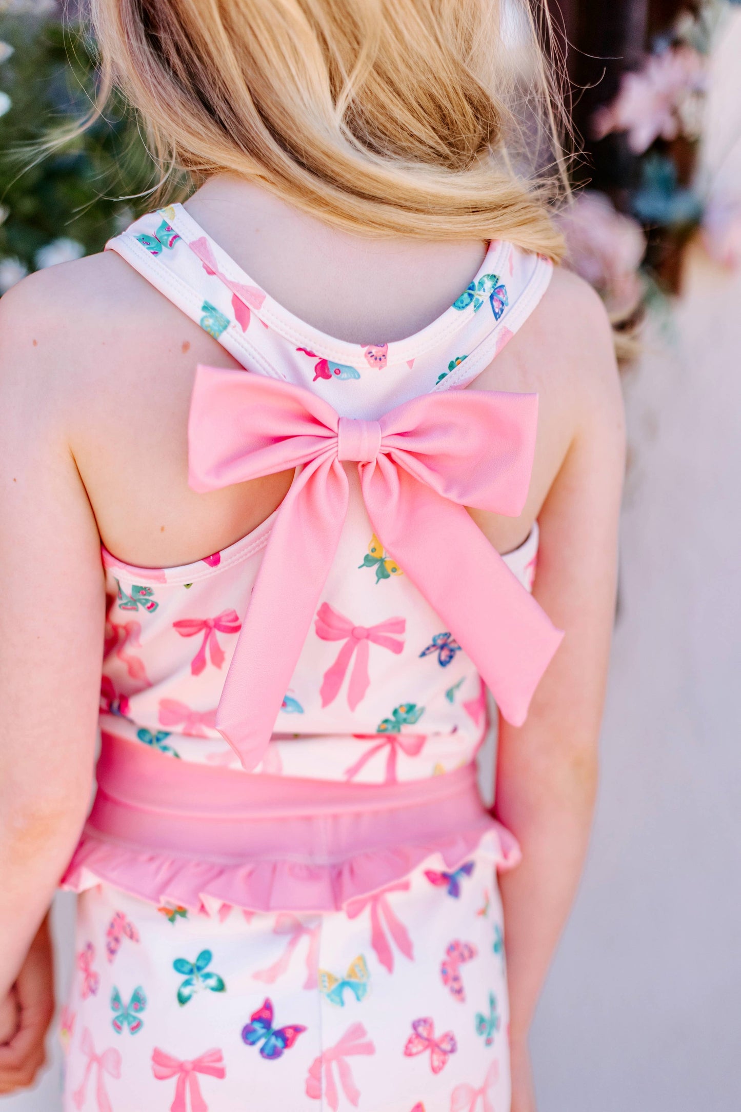 Bow and Butterfly Athletic Set