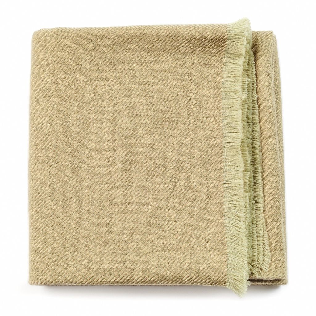 Dandelion Yellow Handloom Merino Light Weight Throw
