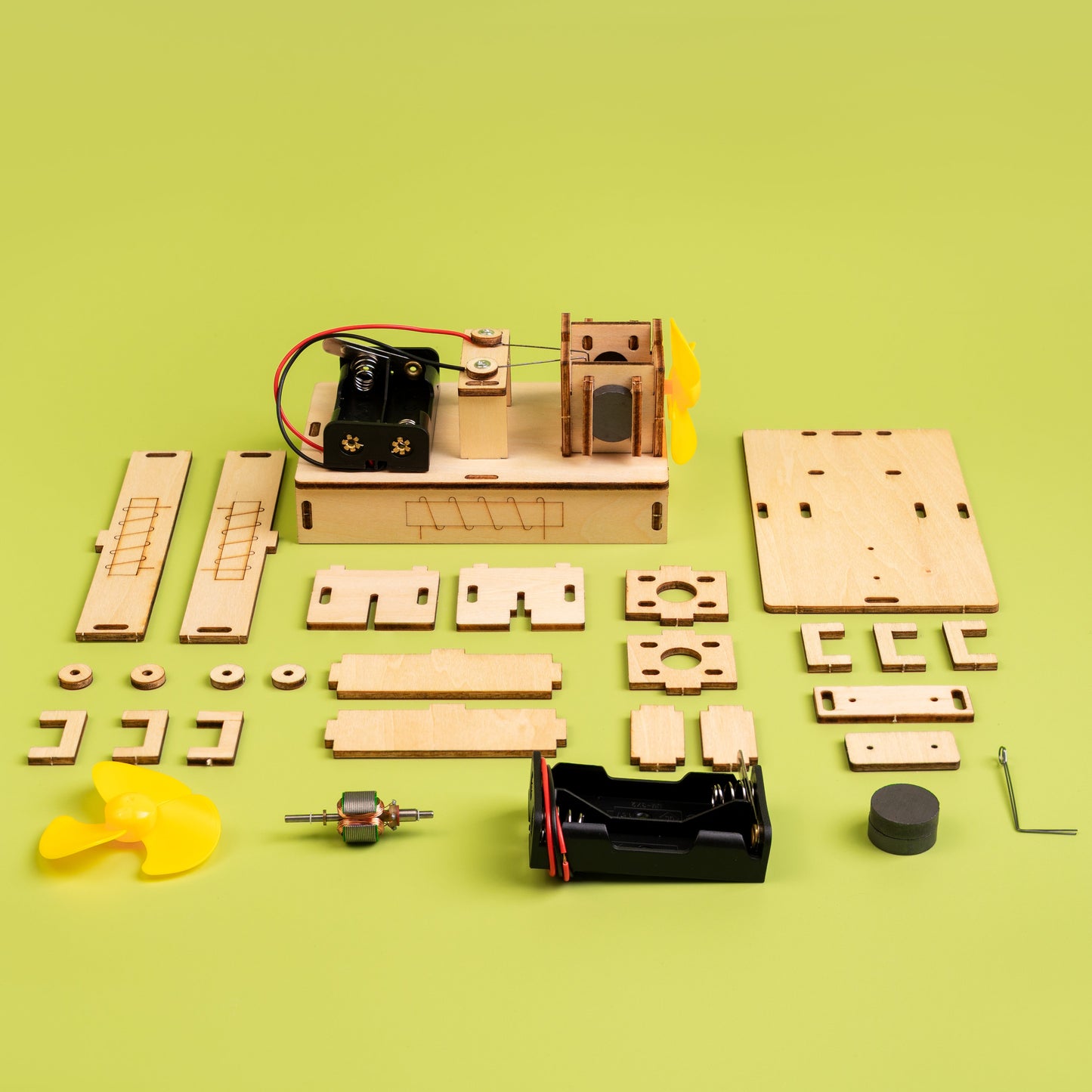 Electric Motor DIY Kit, Educational STEM Toy