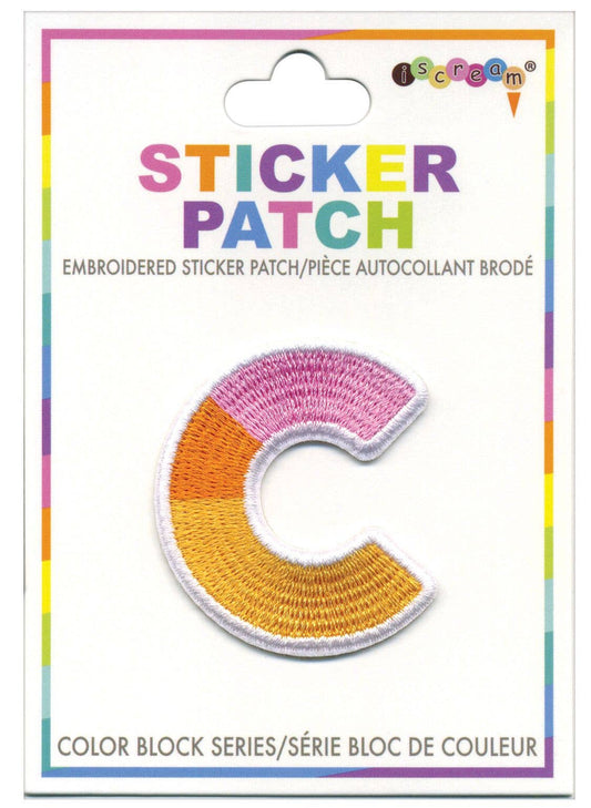 C Colorblock Sticker Patch