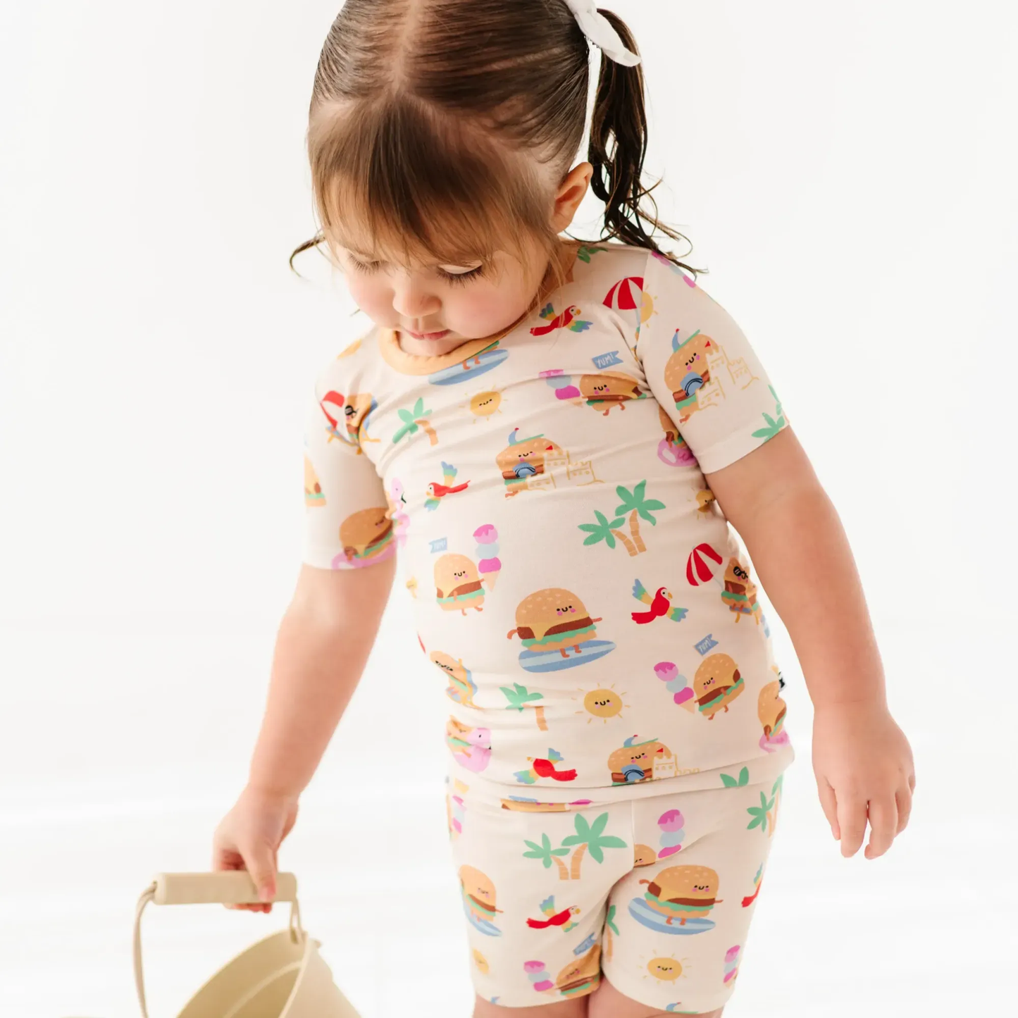 Cheeseburger in Paradise Kids Pajamas