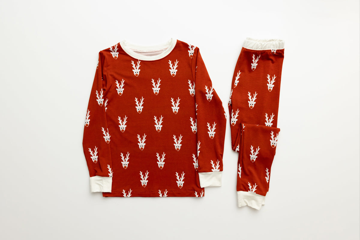 Reindeer Friends-AK Dreamers Bamboo 2PC PJ’s RTS
