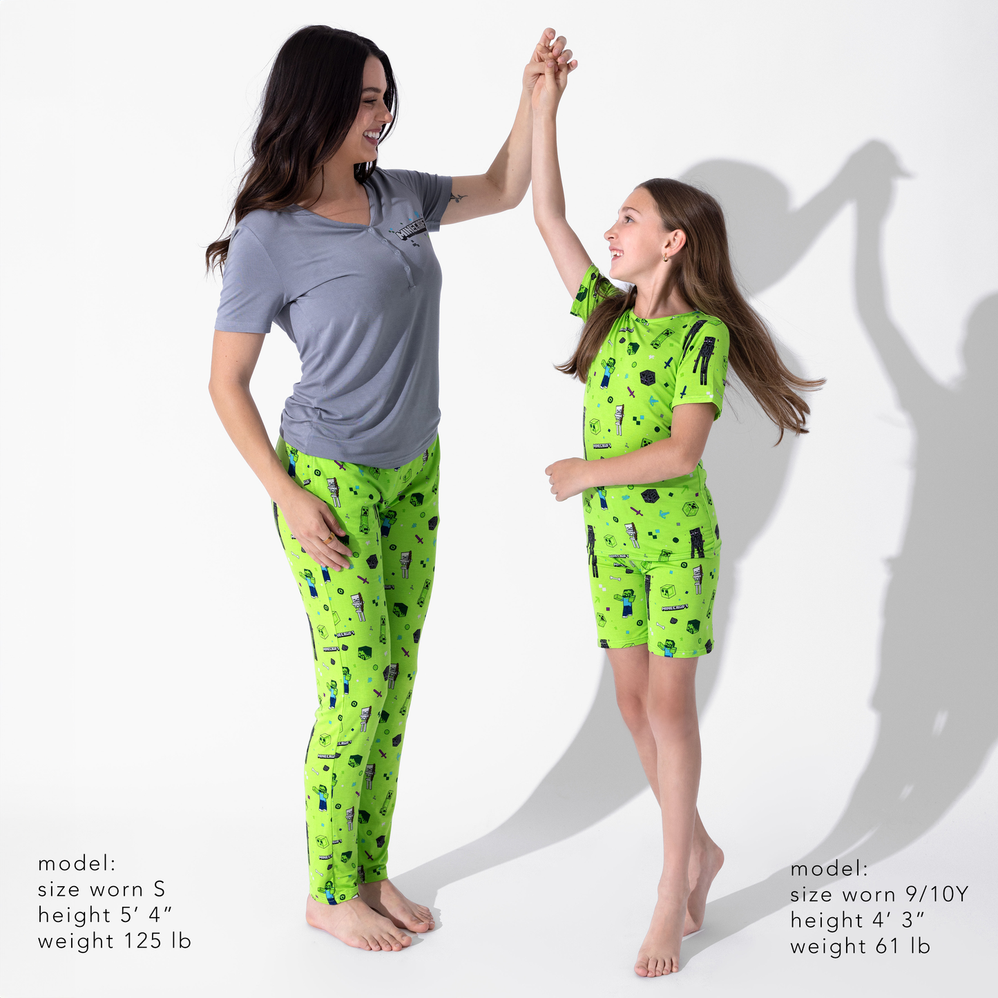 Minecraft Mob Squad Bamboo Kids Pajama Short Set