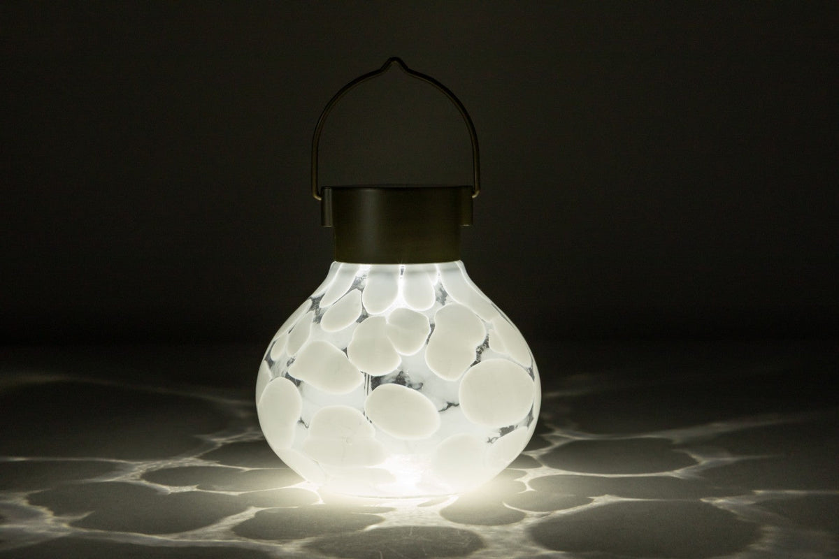 Solar Tea Lantern Handblown Glass 3-pack