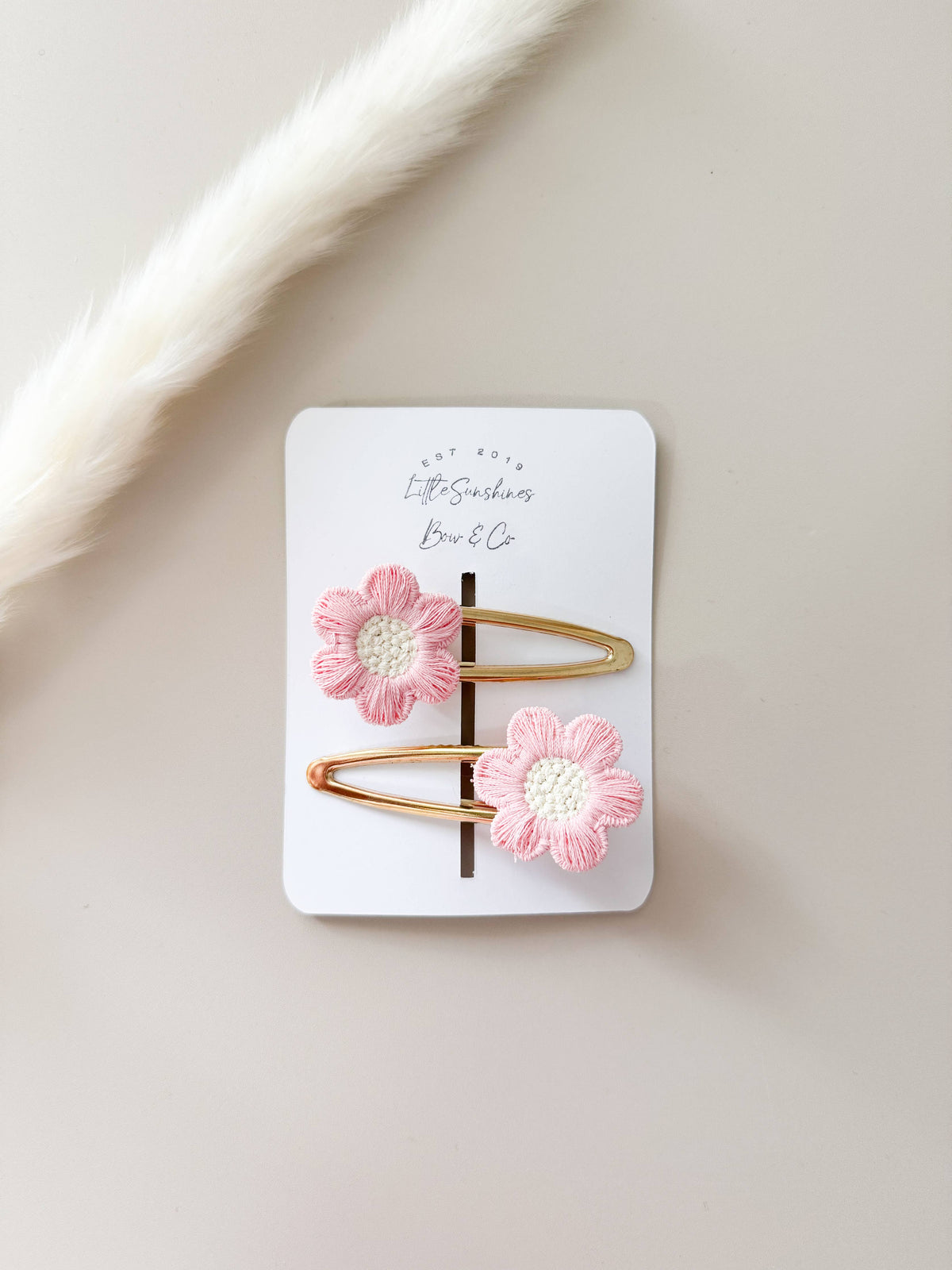 Flower Hair Clips & Nylon Headbands