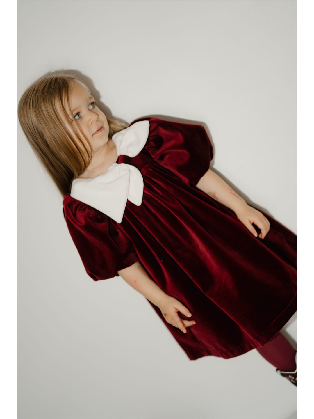 Rosemoor Dress |  Winterberry Red  Cotton Velvet