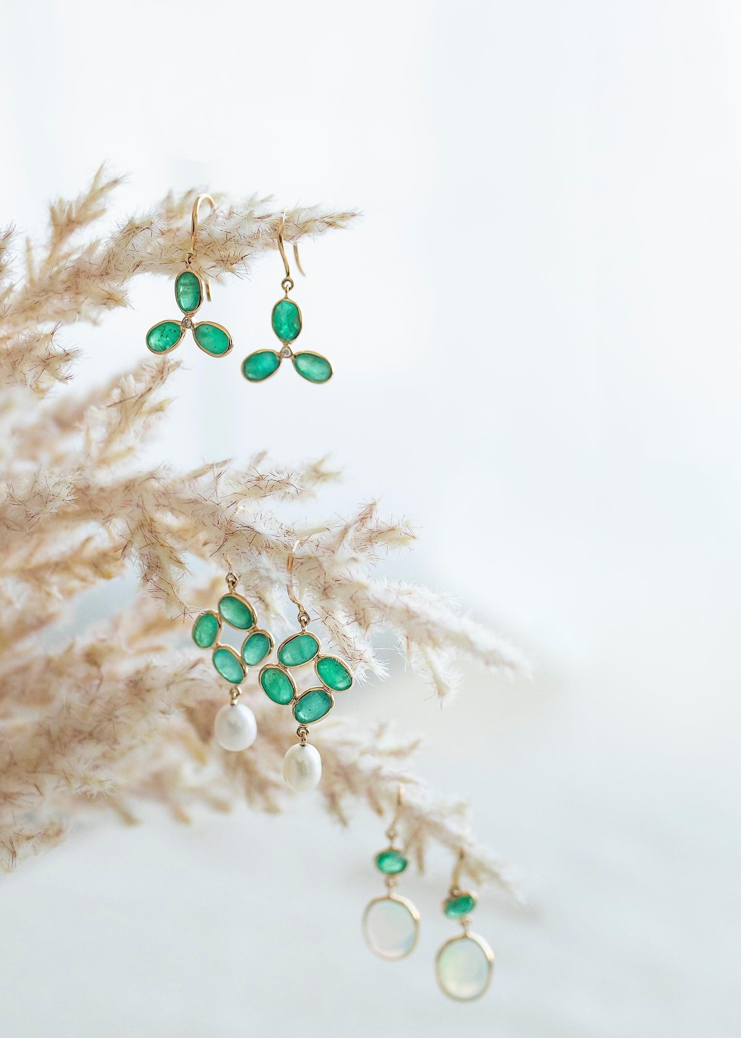 Emerald Radiance Earrings
