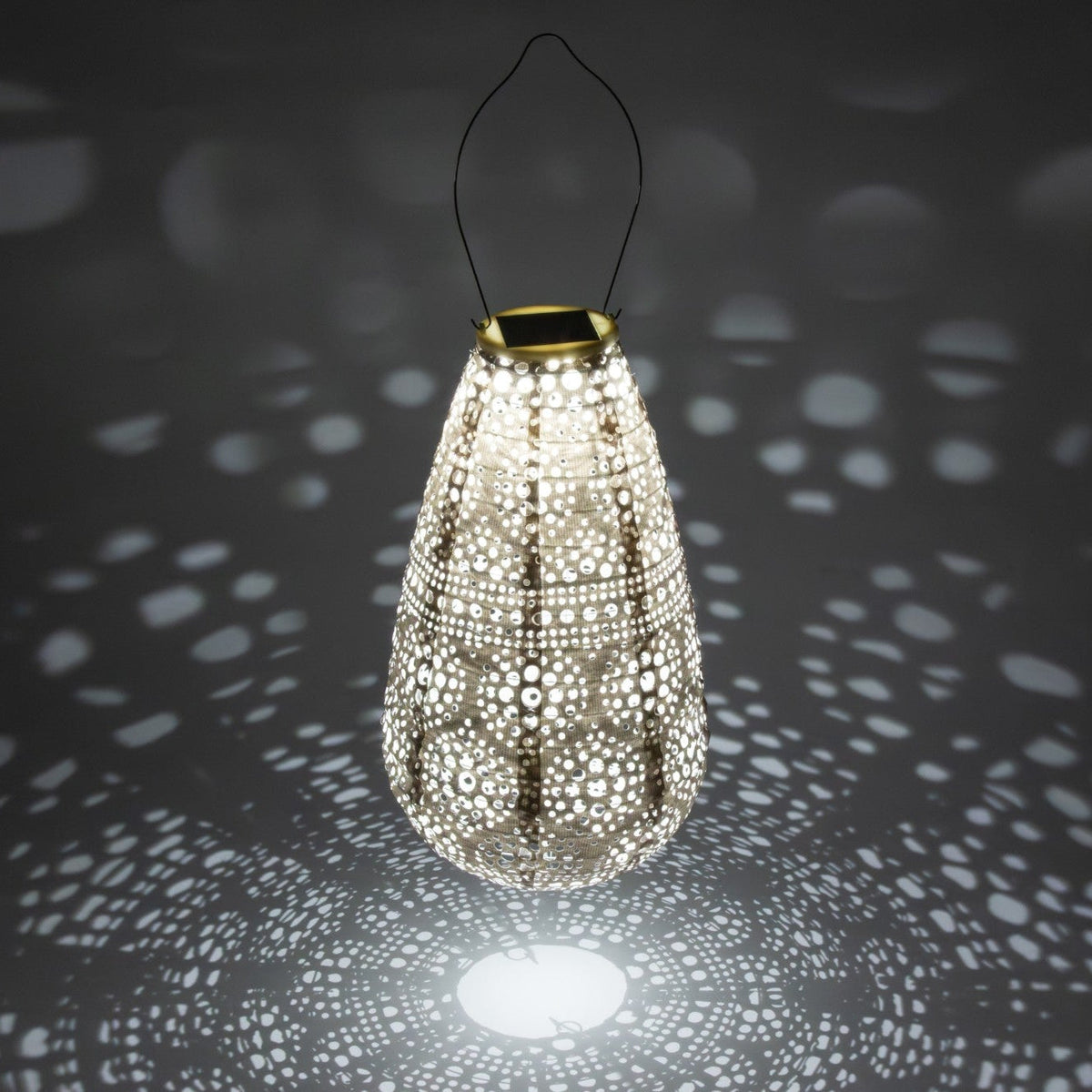 Soji Stella - Teardrop Blossom - 14" Solar Lantern