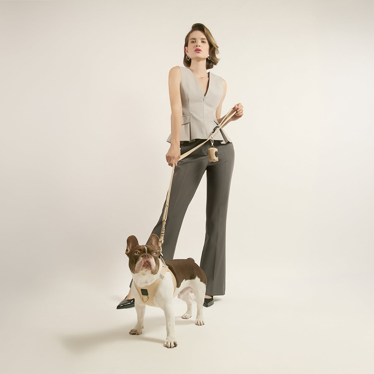 3-in-1 City Dog Leash - Dune